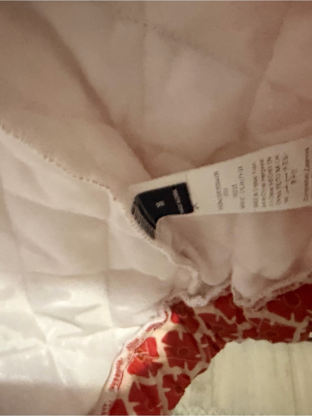 Source Unknown Red Patterned Quilted Jacket - Picture 4 of 4